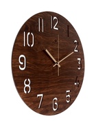 Часы настенные, интерьерные, бесшумные, d-40 см, дерево, открытые 10957459