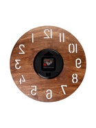 Часы настенные, интерьерные, бесшумные, d-40 см, дерево, открытые 10957459
