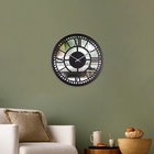 Часы настенные, интерьерные, бесшумные, d-32 см, металл с зеркалом 10957461