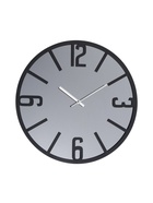 Часы настенные, интерьерные, бесшумные, d-40 см, металл с зеркалом 10957463