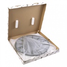 Часы настенные, интерьерные, бесшумные, d-50 см, зеркало, черные 10957465