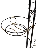 УЦЕНКА Подставка для цветов «Башня-9», d=17 см, цвет черный - Фото 5