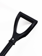 Лопата пластиковая, ковш 400×400 мм, стальной черенок, с оцинкованной планкой - фото 809344249