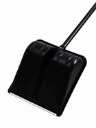 Лопата пластиковая, ковш 400×400 мм, стальной черенок, с оцинкованной планкой - фото 809344250