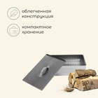 УЦЕНКА Коптильня maclay, одноярусная, 38.5×28×14.5 см, сталь 0.5 мм - Фото 2