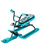УЦЕНКА Снегокат Nika Snowdrive, голубой, чёрный, СНД3/SD12 Nika Kids - Фото 5