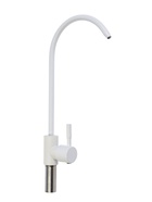УЦЕНКА Кран для всех видов бытовых фильтров ZEIN К-06, нержавеющая сталь, белый - Фото 1