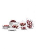 УЦЕНКА Сервиз чайный 14 предметов Дачный Маки, блюдца без мака - Фото 3