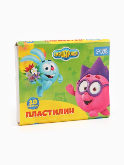 УЦЕНКА Пластилин 10цв 150 г СМЕШАРИКИ