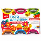 УЦЕНКА Тесто для лепки, набор №10, 6цв по 80 гр Тдл-013 - Фото 3