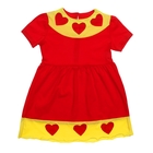 Платье для девочки рост 104 (28), цвет красный+желтый - Фото 2