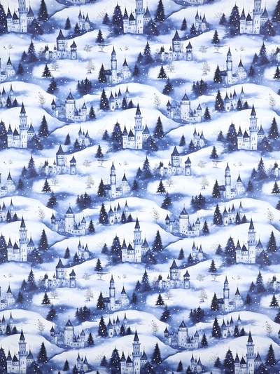 Набор упаковочной бумаги с наклейками, 6 листов, «Новый год», 70×100 см