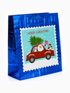 Набор подарочных пакетов «Новый год», 2 шт,  25,4 × 30,5 × 12,7 см - фото 60980248