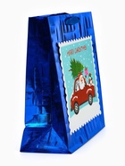 Набор подарочных пакетов «Новый год», 2 шт,  25,4 × 30,5 × 12,7 см - фото 60980250