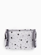 Косметичка женская HEARTS, с рисунком, сетка, на молнии, белая - Фото 8