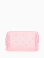 Косметичка дор Горох, сетка 18*7,5*10, отд на молнии, розовый - фото 61614963