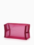 Косметичка женская Classic, полупрозрачная, на молнии, бордовая - Фото 1