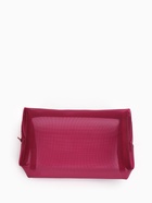 Косметичка женская Classic, полупрозрачная, на молнии, бордовая - Фото 6