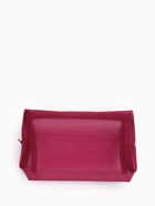 Косметичка женская Classic, полупрозрачная, на молнии, бордовая - Фото 8