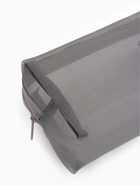 Косметичка Classic, полупрозрачная, на молнии, серая - Фото 7