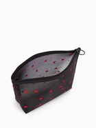 Косметичка женская Little love, с рисунком, на молнии, чёрная - Фото 4