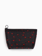 Косметичка женская Little love, с рисунком, на молнии, чёрная - Фото 7