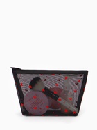 Косметичка женская Little love, с рисунком, на молнии, чёрная - Фото 9