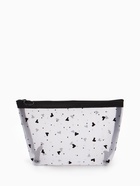 Косметичка женская Little love, с рисунком, на молнии, белая - Фото 3