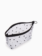 Косметичка женская Little love, с рисунком, на молнии, белая - Фото 4