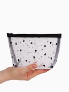 Косметичка женская Little love, с рисунком, на молнии, белая - Фото 3