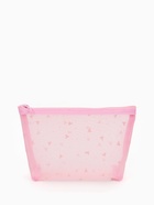 Косметичка женская Little love, с рисунком, на молнии, розовая - Фото 3