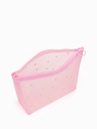 Косметичка женская Little love, с рисунком, на молнии, розовая - Фото 4