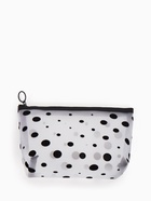 Косметичка DOTs, с рисунком, сетка, на молнии, белая - Фото 6