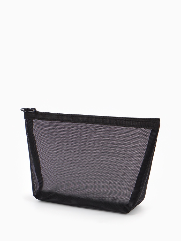 Косметичка Classic, сетка, на молнии, чёрная - Фото 1