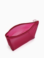 Косметичка Classic, сетка, на молнии, бордовая - Фото 3