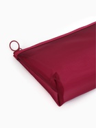 Косметичка Classic, сетка, на молнии, бордовая - Фото 5