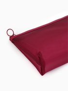 Косметичка Classic, сетка, на молнии, бордовая - Фото 7