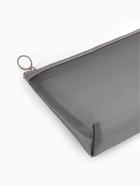 Косметичка Classic, сетка, на молнии, серая - Фото 4