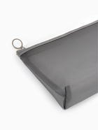 Косметичка Classic, сетка, на молнии, серая - Фото 5