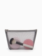 Косметичка Classic, сетка, на молнии, серая - Фото 8