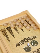 Нарды 2 в 1, с полем для шашек 50×50 см, деревянные - фото 61951898