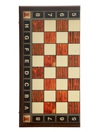 Нарды 2 в 1, с полем для шашек 50×50 см, деревянные - фото 61951892