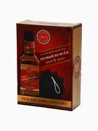 УЦЕНКА Набор "Первый во всём", гель для душа во флаконе виски и мочалка для тела 10959869