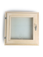 УЦЕНКА Окно, 50×50 см, двойное стекло ЛИПА 10959872