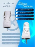 УЦЕНКА Коньки фигурные Winter Star «Узор», р. 39 - Фото 3