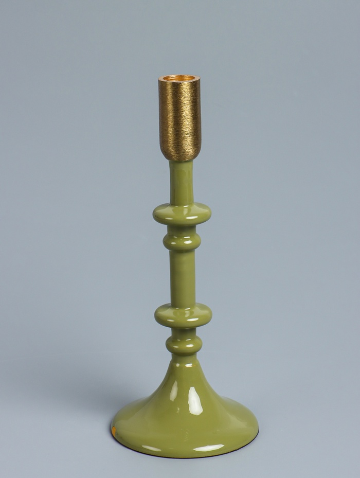 УЦЕНКА Подсвечник на 1 свечу «Авокадо», 10×10×26 см - Фото 1