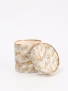 Набор подарочных круглых коробок 10 в 1 «Бело-золотой», 10 х 10 - 23,5 х 23,5 см - фото 809418187