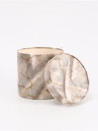 Набор подарочных круглых коробок 10 в 1 «Бело-золотой», 10 х 10 - 23,5 х 23,5 см - фото 809418183