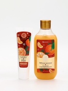 Набор "Уютные мгновения", гель для душа 300 мл и лосьон для тела - фото 61087230