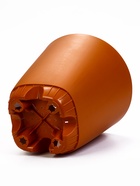 Горшок для цветов «Гранд», 15 л, d=29.5 см, h=31 см, пластиковый, с прикорневым поливом, коричневый - фото 60980287